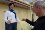 Sabine Börner freut sich über den 2. Platz in der W45. Sabine Börner freut sich über den 2. Platz in der W45.
